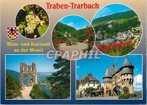 Cartes postales moderne Traben Trarbach Wein und Kurstadt an der Mosel