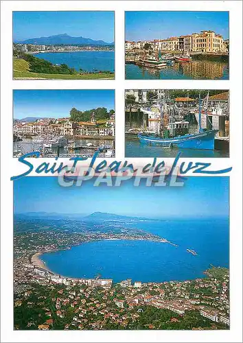 Moderne Karte Saint Jean de Luz