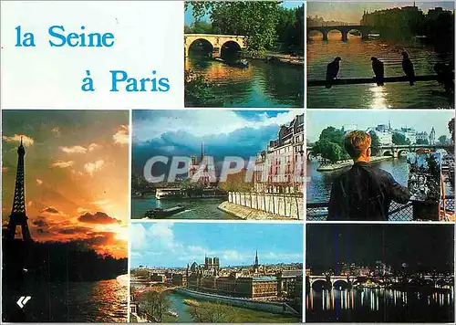 Cartes postales moderne La Seine a Paris