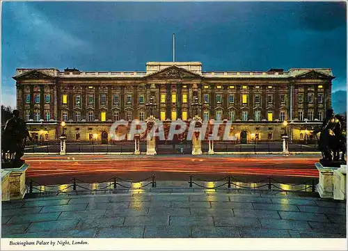 Cartes postales moderne Buckingham Palace by Night London