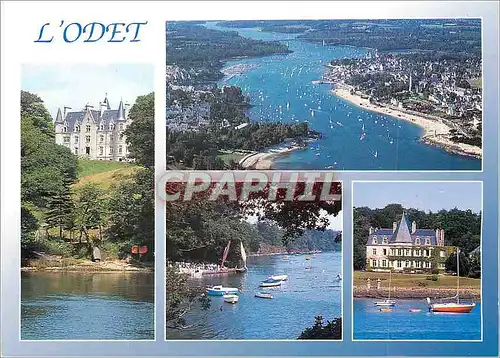 Cartes postales moderne L'Odet entre Quimper et Benodet Le Chateau de Kerambleis