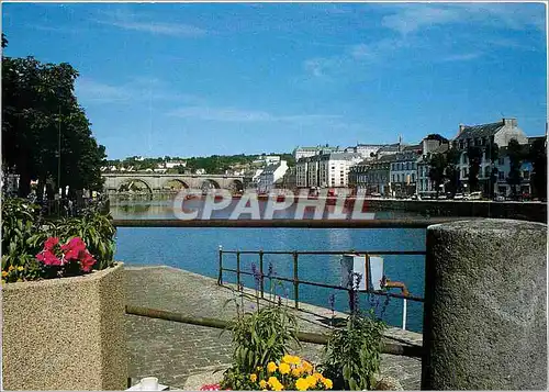 Cartes postales moderne Chateaulin Finistere Sud Des Bords de l'Aulne vue generale sur la ville