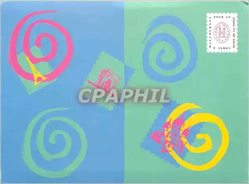 Cartes postales moderne Je Vous ecris de Paris Musee de la Poste