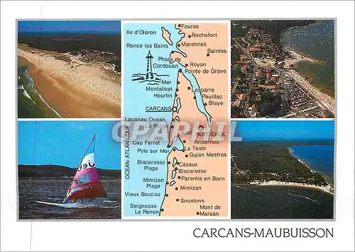 Cartes postales moderne Carcans Maubuisson Planche a voile