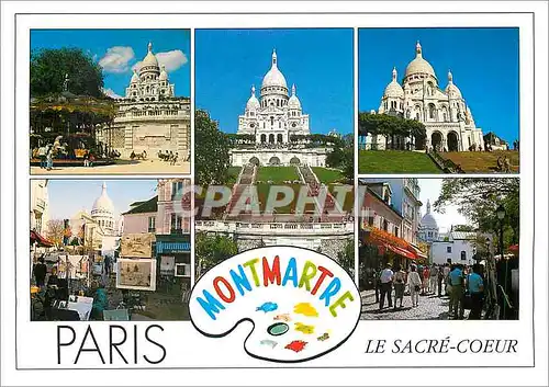 Cartes postales moderne Paris Le Sacre Coeur