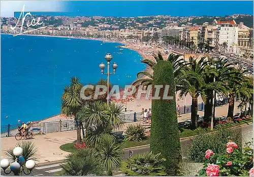 Cartes postales moderne Nice Vue generale Les Plages