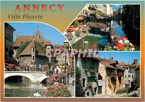 Cartes postales moderne Annecy Ville Fleurie