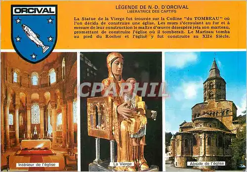 Cartes postales moderne Legende de ND d'Orcival Liberatrice des Captifs