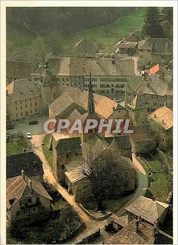 Moderne Karte Romainmotier L'Abbatiale et son enceinte