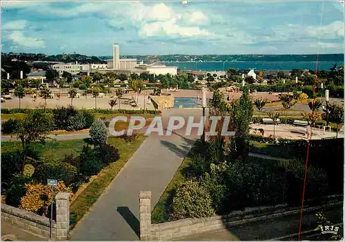 Moderne Karte Brest Jardin John F Kennedy
