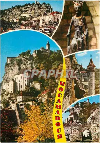 Cartes postales moderne Rocamadour Lot Site de France