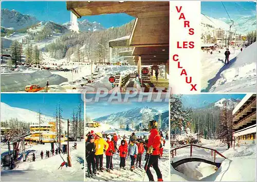 Moderne Karte Vars les Claux Htes Alpes