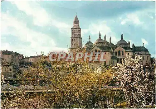 Moderne Karte Perigueux Dordogne La Basilique Saint Front Specimen de l'Art roman byzantin