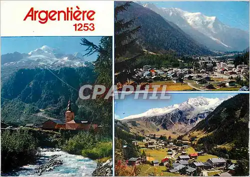 Cartes postales moderne Argentiere Hte Savoie