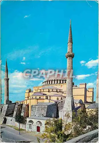 Moderne Karte Saint Sophia Museum Istanbul Turkey