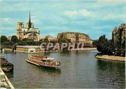 Cartes postales moderne Paris Notre Dame et l'Ile de la Cite