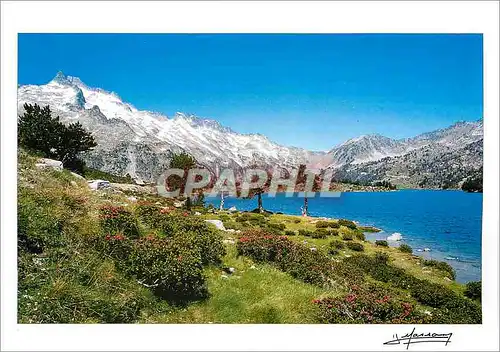 Cartes postales moderne Pyrenees Le Neouvielle et le Col d'Aubert