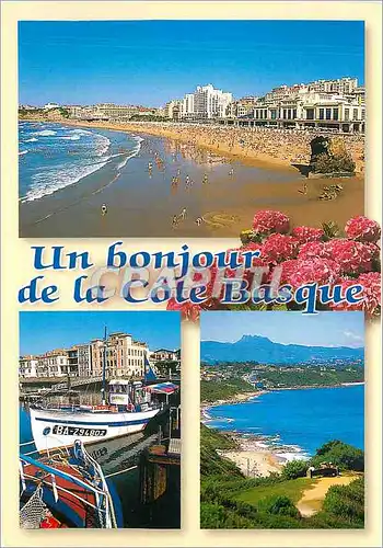 Cartes postales moderne Un bonjour de la Cote Basque