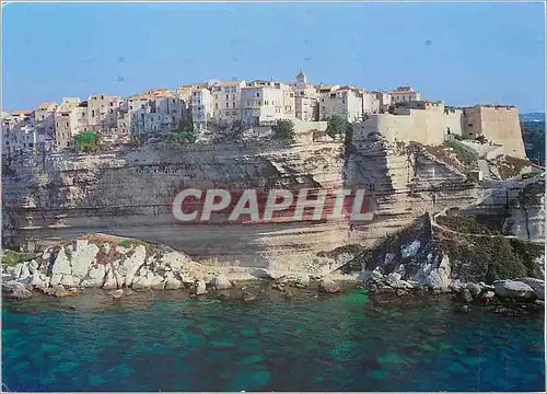 Moderne Karte Souvenir de Corse Bonifacio