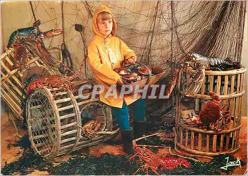 Moderne Karte Gastronomie de la mer