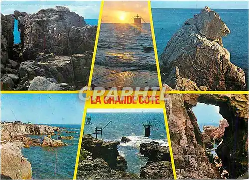 Cartes postales moderne Entre Batz sur Mer et Le Croisic La grande Cote