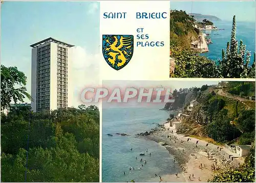 Moderne Karte Saint Brieuc et ses Plages