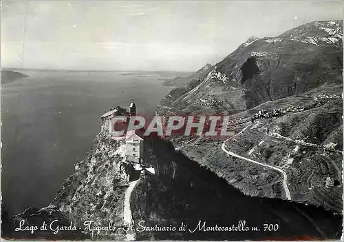 Cartes postales moderne Lago di Garda Tiguale Il Santuario di Montecastello