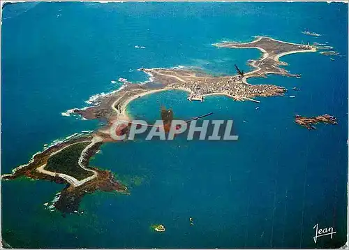 Moderne Karte La Bretagne L'Ile de Sein au large de la Pointe du Raz