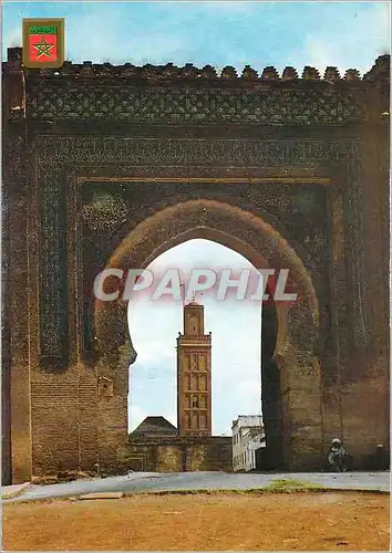 Cartes postales moderne Meknes Porte Bardaine