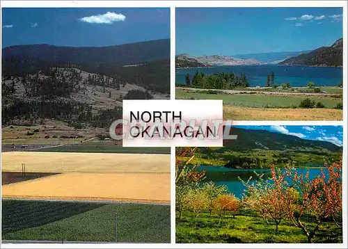 Moderne Karte North Okanagan