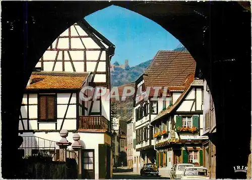 Cartes postales moderne Ribeauville Haut Rhin Maisons Pittoresque et Chateau Saint Ulrich vus depuis la voute de la Tour