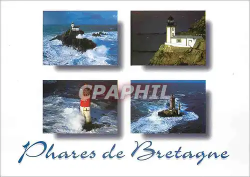 Cartes postales moderne Phares de Bretagne