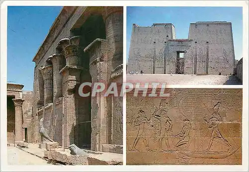 Moderne Karte Temple at Edfu
