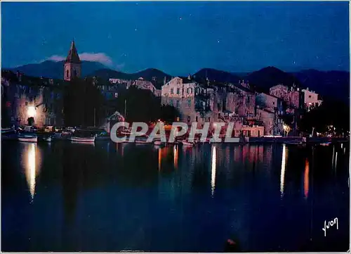 Cartes postales moderne La Corse oasis de Beaute Saint Florent Reflets du soir sur le port