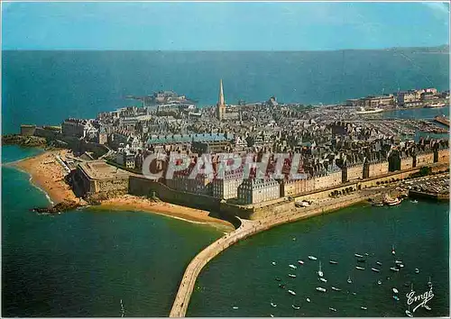 Cartes postales moderne Bretagne Cote d'Emeraude Saint Malo Cite Corsaire L'Intra Muros