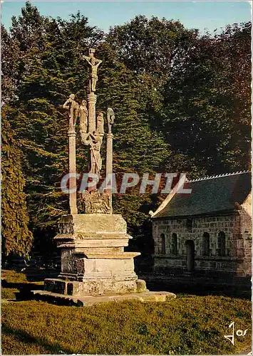 Cartes postales moderne Saint Hernin Finistere Calvaire a Personnages