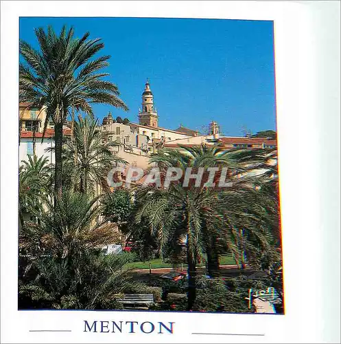 Cartes postales moderne Menton Alpes Maritimes Vue generale