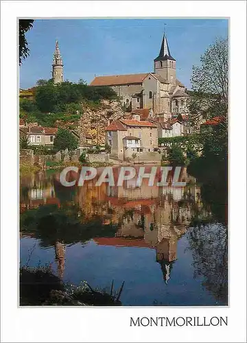 Cartes postales moderne Montmorillon Vienne l'Eglise Notre Dame