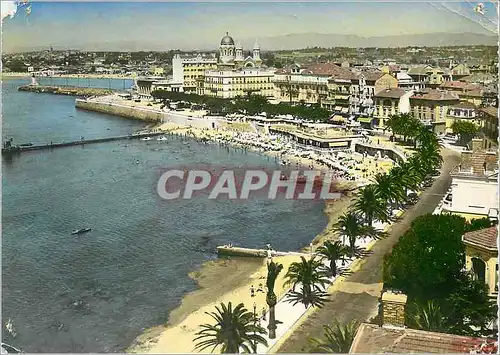 Moderne Karte La Cote d'Azur Saint Raphael Var Vue generale