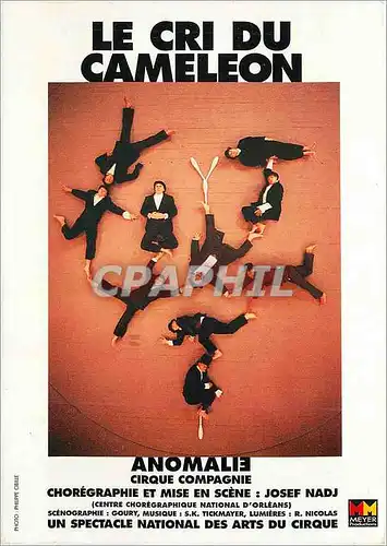 Cartes postales moderne Le Cri du Cameleon Cirque Compagnie