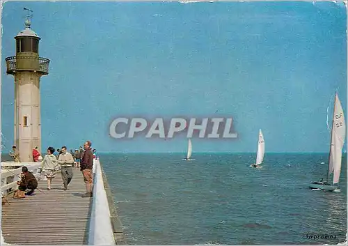 Cartes postales moderne Deauville Trouville Calvados La Jetee