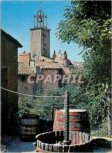 Moderne Karte La Cadiere d'Azur Var Le Vieux clocher du Village