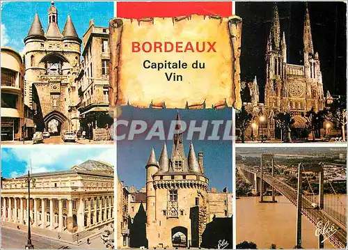 Cartes postales moderne Bordeaux Capitale du Vin