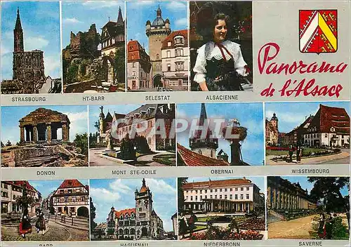 Cartes postales moderne Panorama de l'Alsace