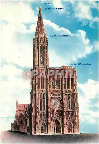 Cartes postales moderne Strasbourg Bas Rhin La Cathedrale