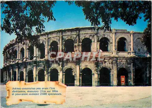 Cartes postales moderne Nimes Gard Arenes Construites peu avant l'Ere