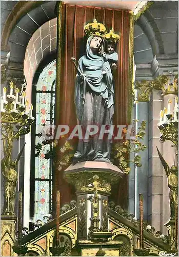Moderne Karte Longpont sur Orge Essonne La Basilique La Vierge