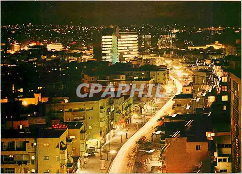 Cartes postales moderne Tel Aviv Partial view at Night