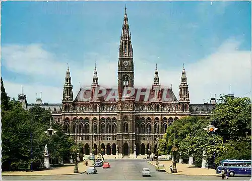 Moderne Karte Wien Rathaus Vienne l'Hotel de Ville