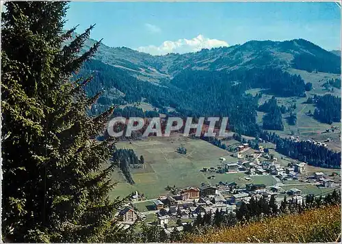 Cartes postales moderne Les Gets Vue generale et le Mont Blanc